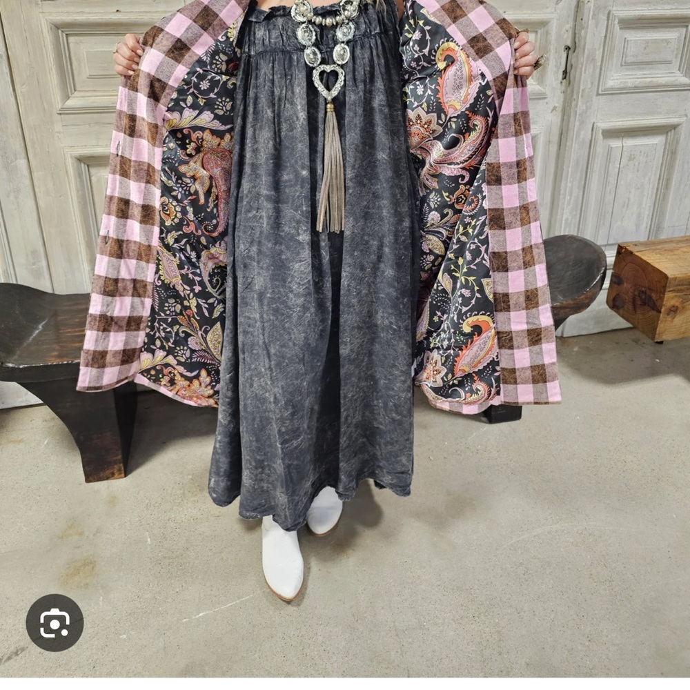 Plaid Pink Trench Coat